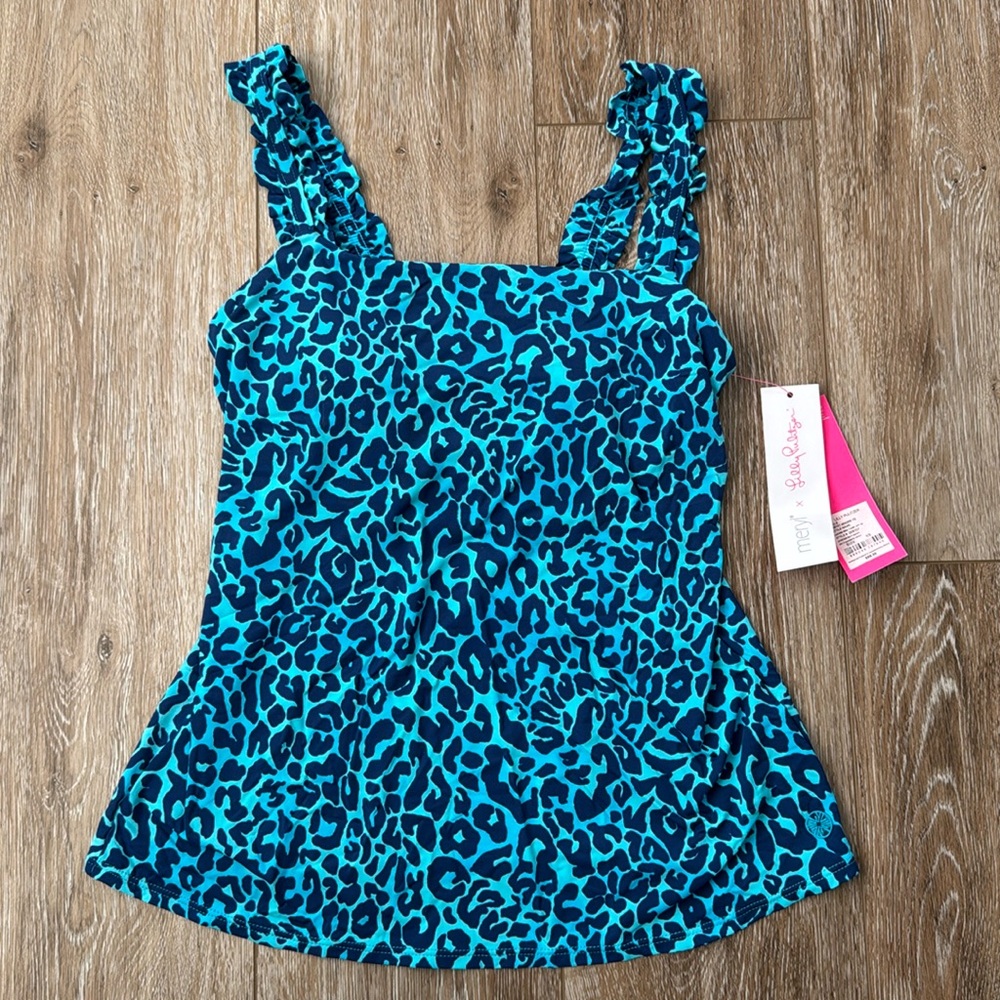 Lilly Pulitzer Bra Tank- Luxletic Lucine Bra Tank My Favorite Spot NWT X Small